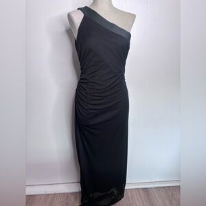 Frederick's of Hollywood Y2K Midnight One-Shoulder Dress